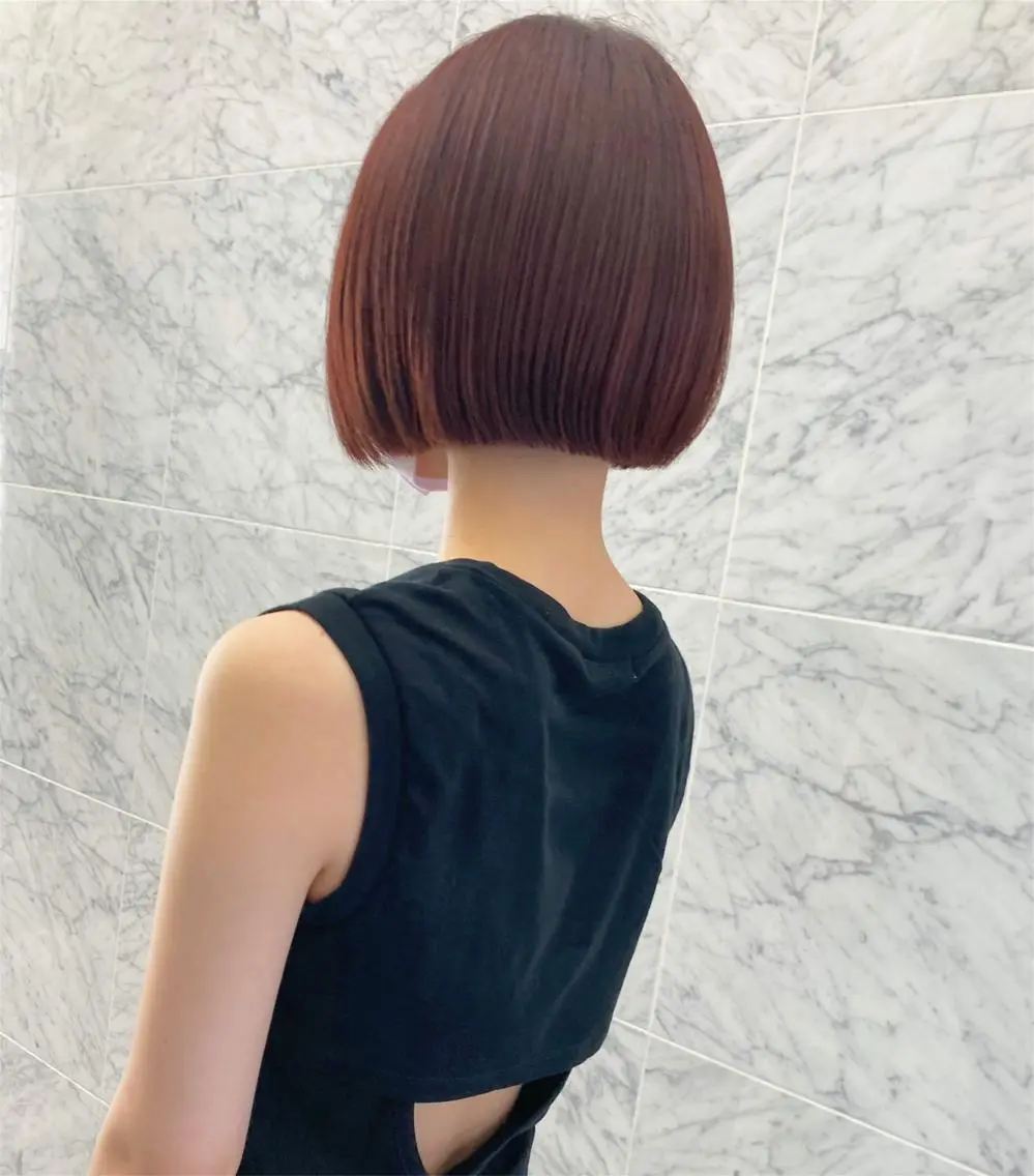 ショート ボブ 髪質改善 トリートメント カット 縮毛矯正 トリートメント 大人美人ショート ボブ櫻井将司のヘアスタイル