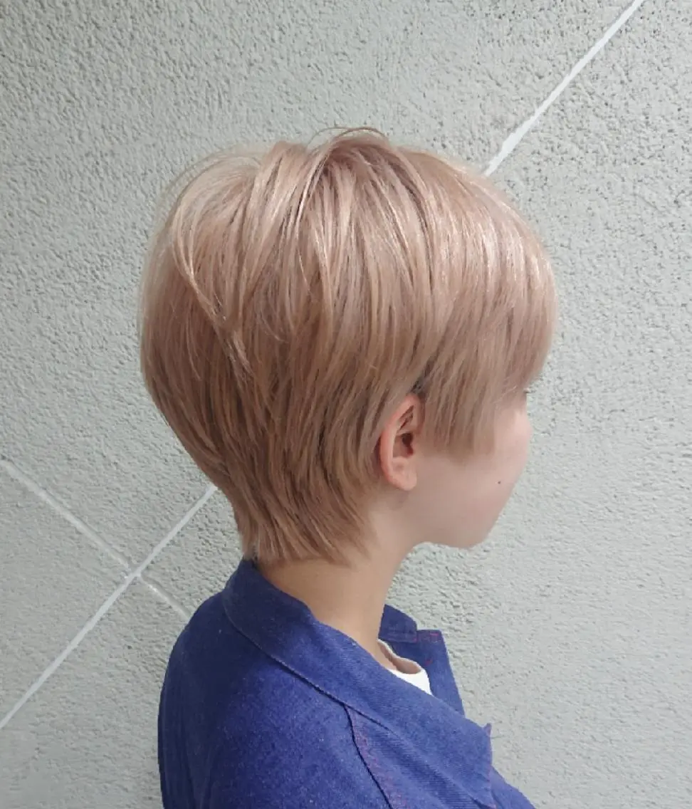 ショート カラー 片浦 常翔のヘアスタイル