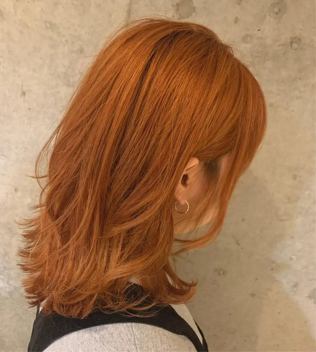ミディアム カラー Lolonois梅田 /Okazaki:)のヘアスタイル