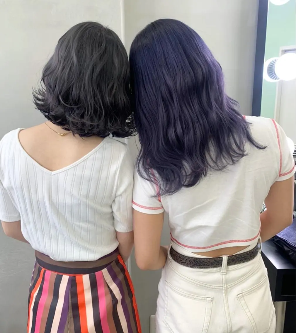 ロング カラー ヘアアレンジ SHACHU ayamiのヘアスタイル