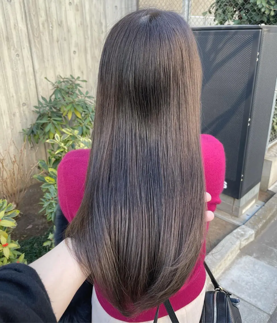 ロング カラー ブラウンカラー 透明感カラー イルミナカラー Loob.TOKYO MIYA🌈のヘアスタイル