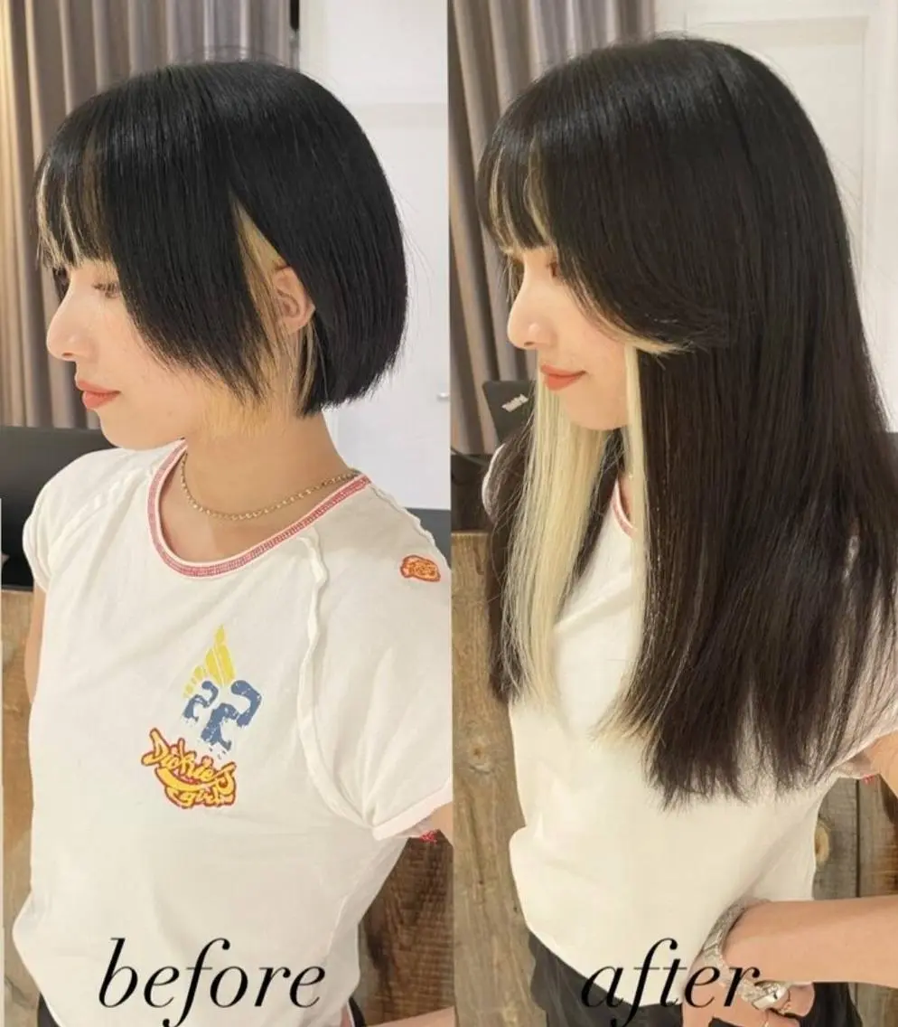 ロング 💎艶カラー×エク ステ💎専門店🎀のヘアスタイル