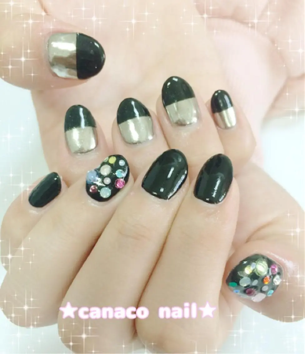 ネイル アートネイル ジェルネイル パラジェル ストーンネイル ハンドネイル ハンドケア ベテランネイル cnc  nailのネイルデザイン