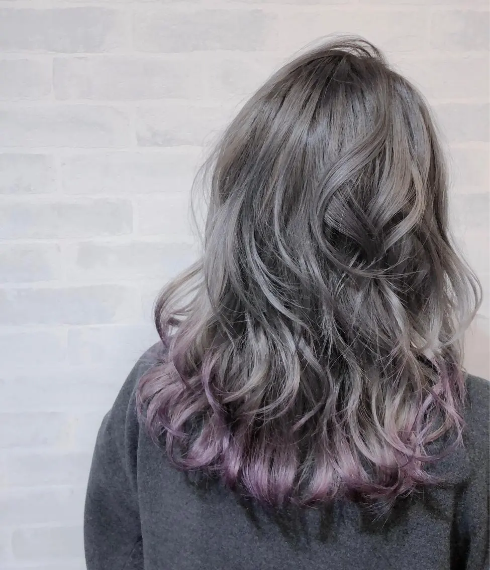 セミロング カラー パーマ ヘアアレンジ メンズ キッズ ネイル マツエク・マツパ 山崎 義弘のヘアスタイル