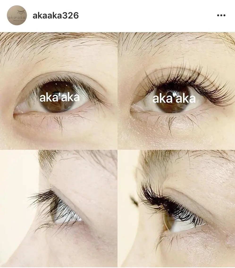 マツエク・マツパ aka'aka (アカアカ)のマツエク・マツパデザイン