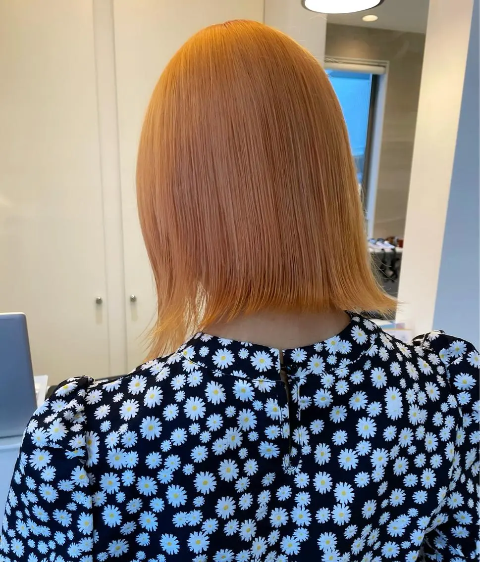 ミディアム カラー ブリーチ mir MIYUのヘアスタイル