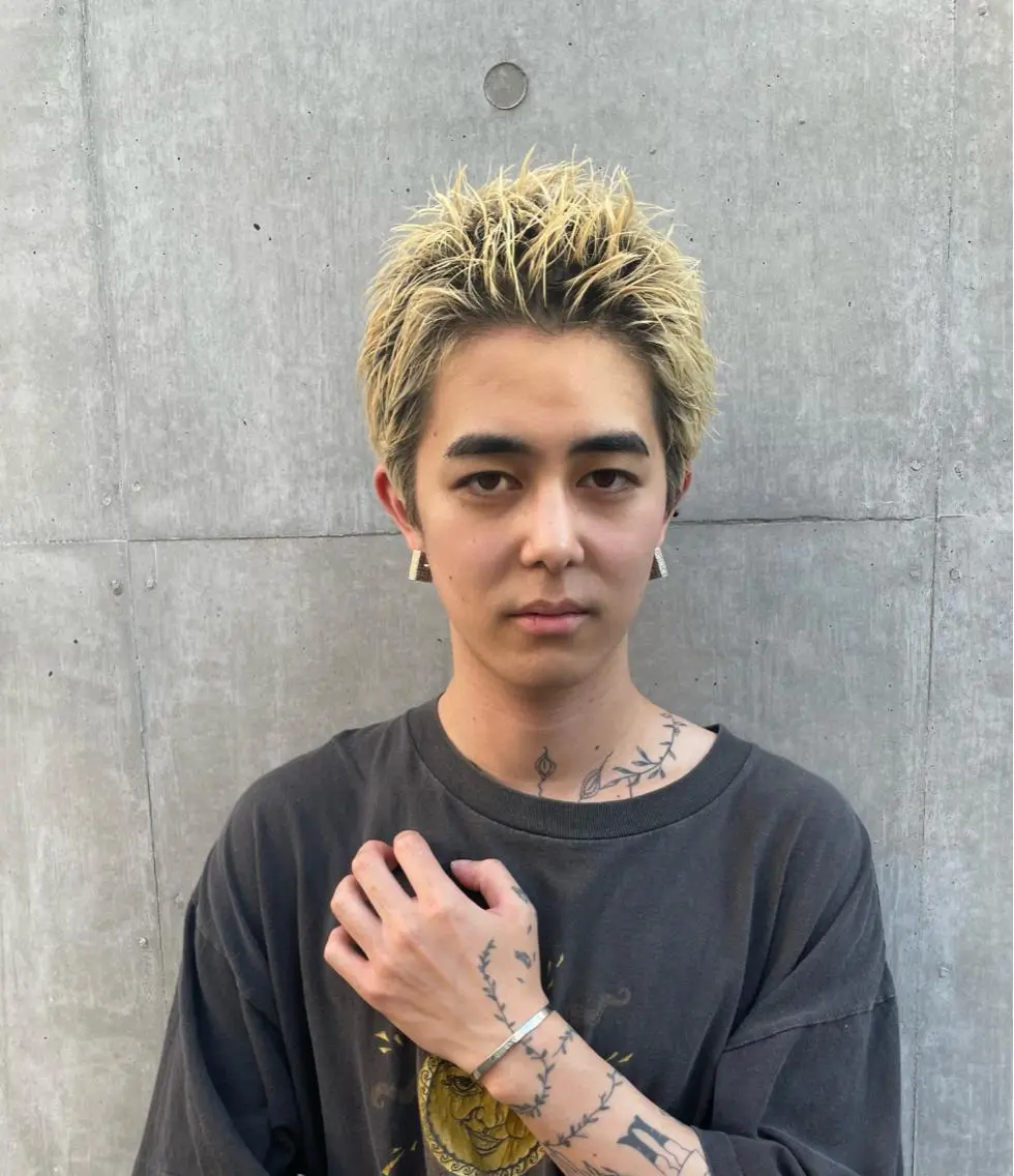 ショート メンズ スパイキーショート ショートヘア カット ヘッドスパ ボブ/ショート /パーマ/shinのヘアスタイル