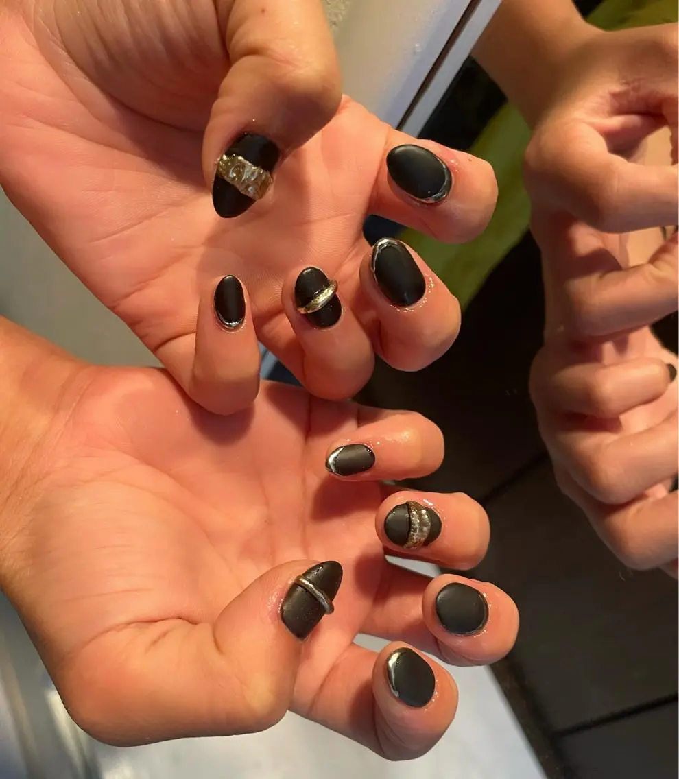 ネイル マットネイル 夏ネイル ハンドネイル Nail salon 🎀Angeのネイルデザイン