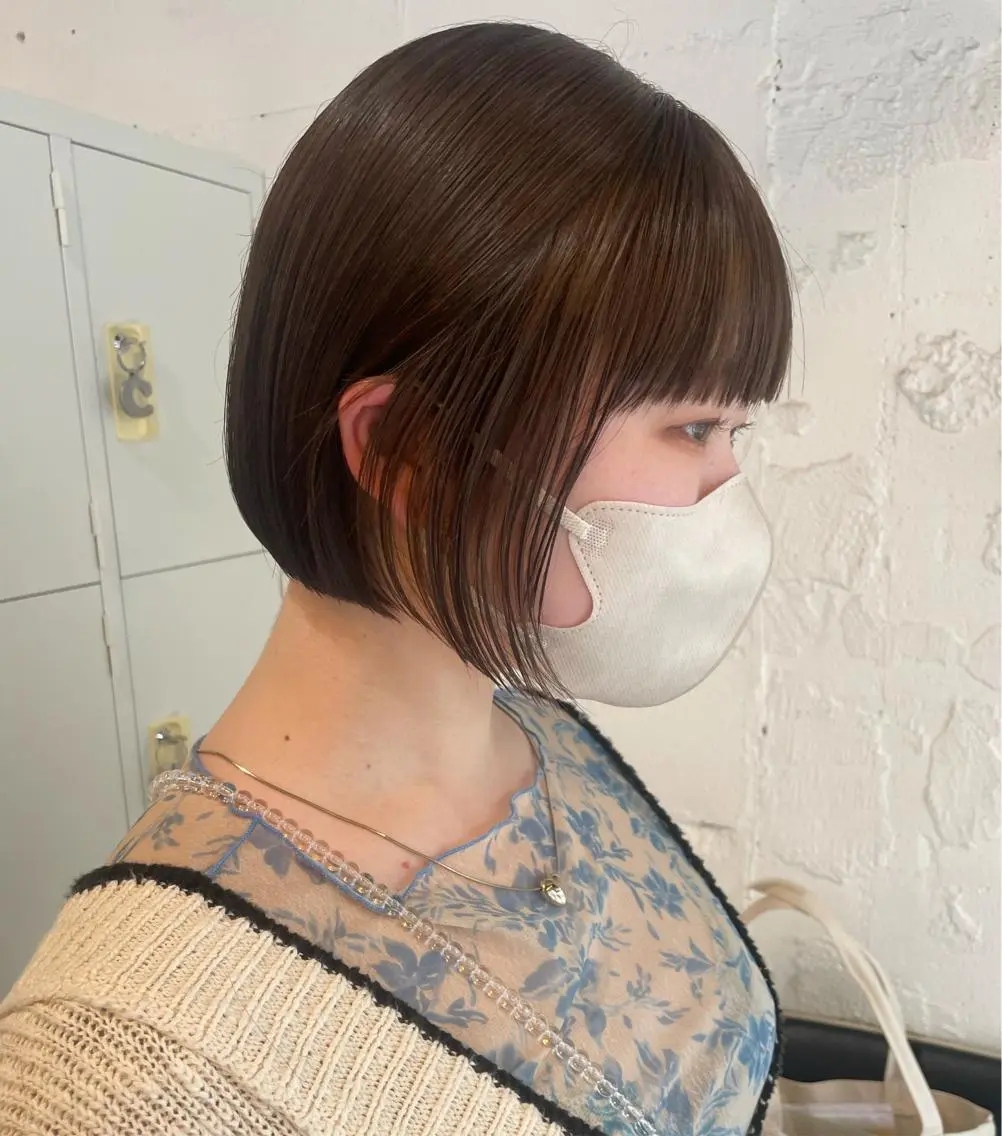 ショート カラー ヘアアレンジ カット ヘアカラー satsuki 暖色・ブラウンカラーのヘアスタイル