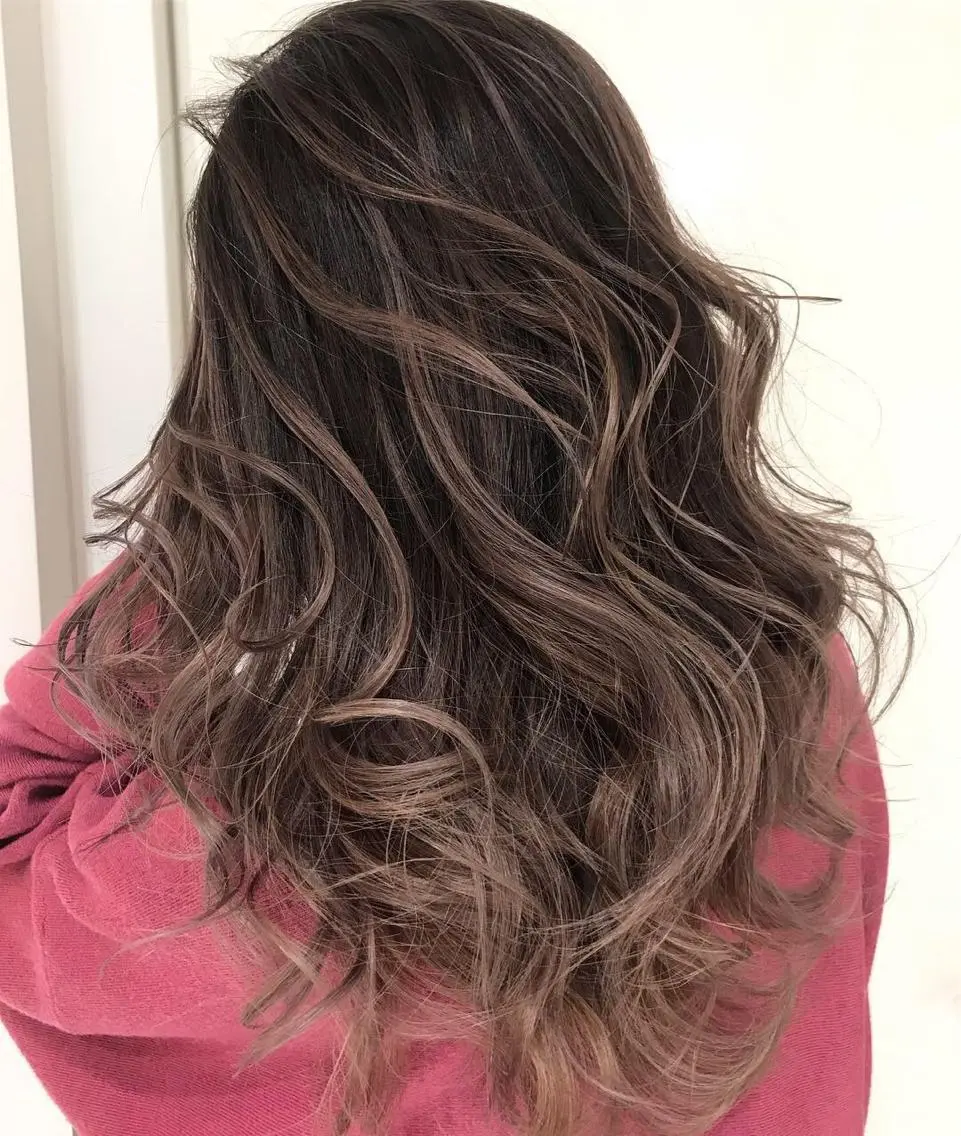 ロング カラー パーマ ヘアアレンジ 【公式】amble luxe池袋東口🩷のヘアスタイル