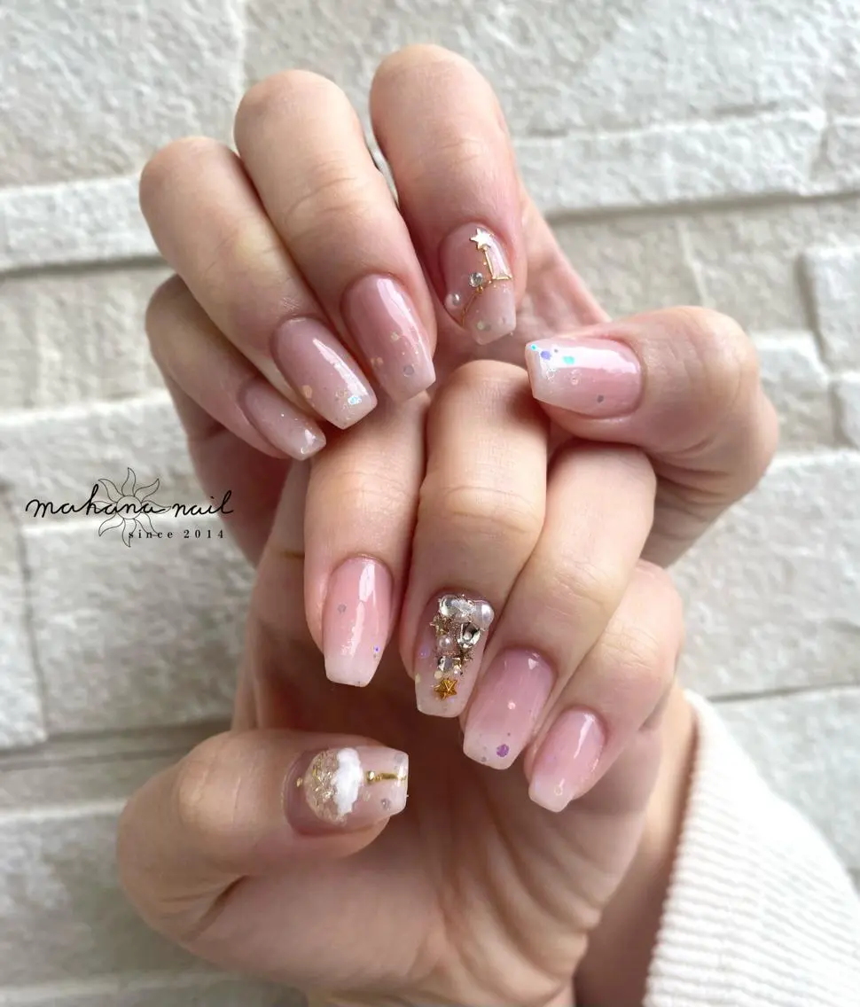 ネイル アートネイル ジェルネイル 持ち込み mahana nailのネイルデザイン