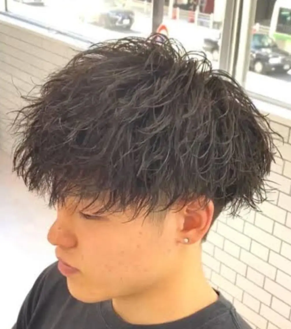 ミディアム 石川 大瑚のヘアスタイル