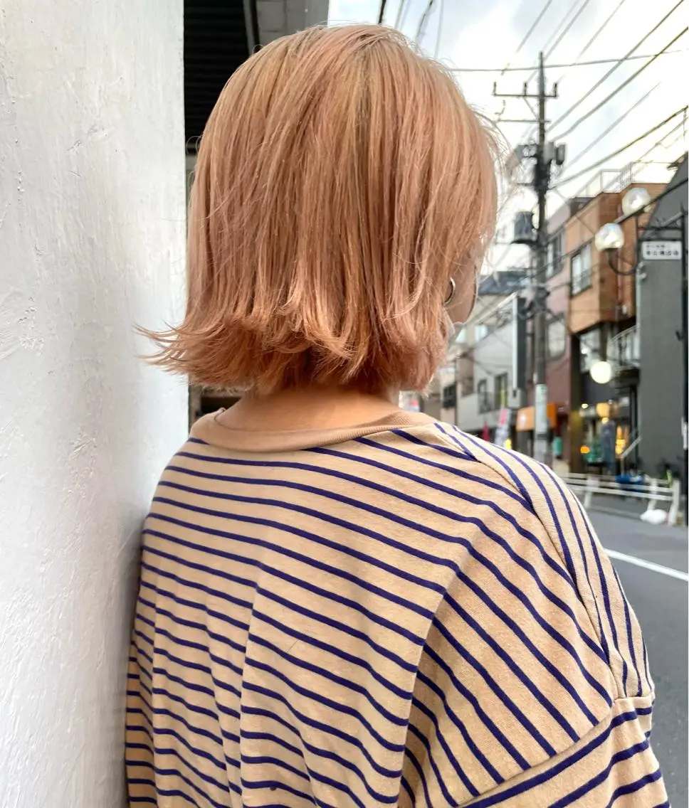 ミディアム ヘアカラー KYOKA .のヘアスタイル