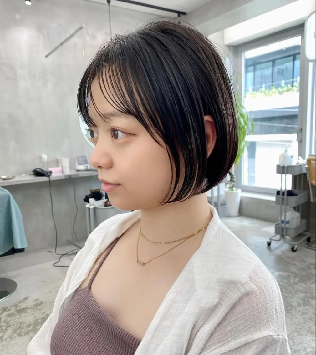 ショート ボブ ショートヘア カット トリートメント 👑ボブはお任せ ミヤノ👑のヘアスタイル