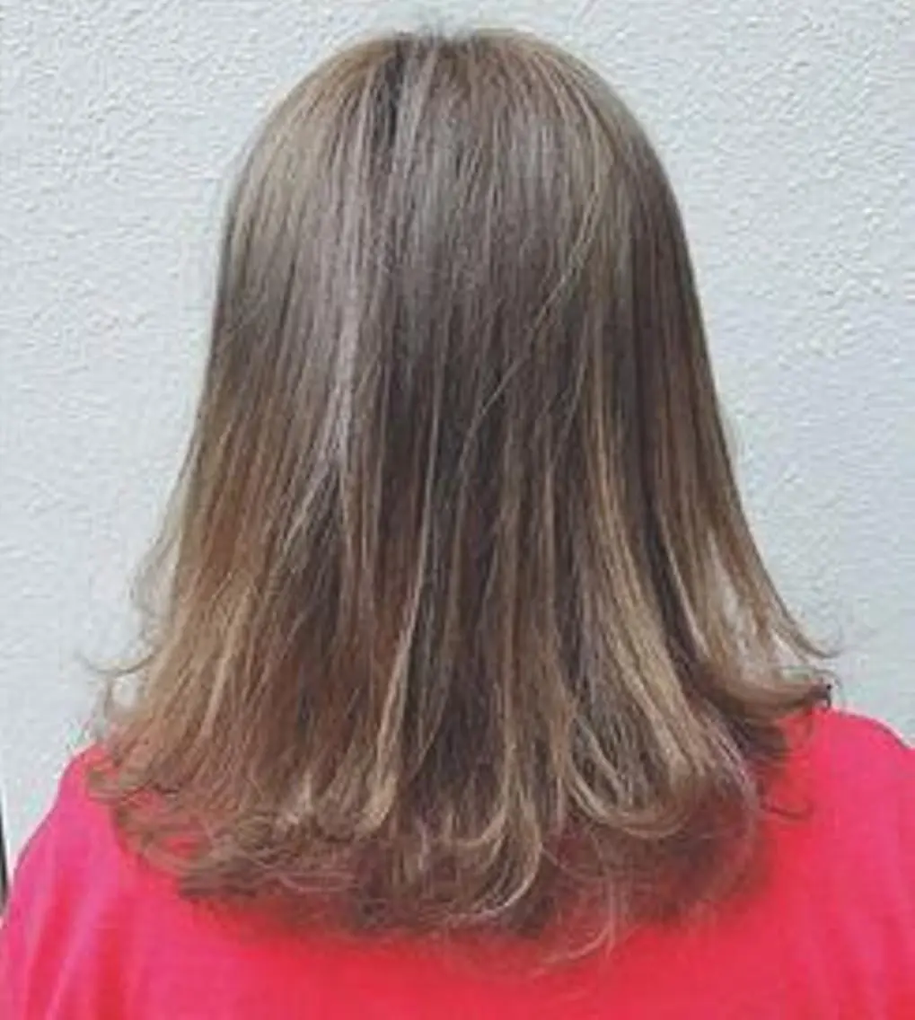 ミディアム カット 橋口 千裕のヘアスタイル