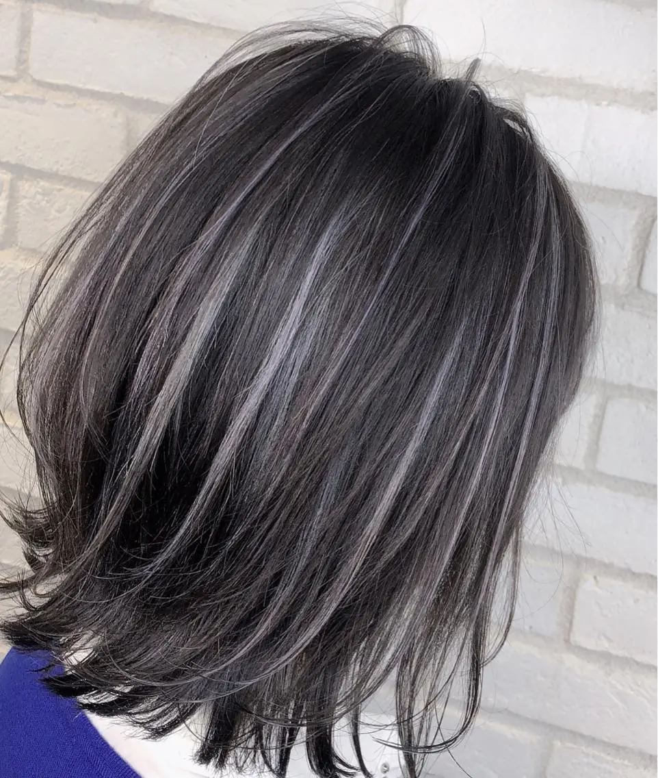 ミディアム カラー パーマ ヘアアレンジ メンズ キッズ ネイル マツエク・マツパ メンズハイライト ハイライトカラー ハイライト 新宿/髪質改善/ 美髪矯正✨浅江通友のヘアスタイル