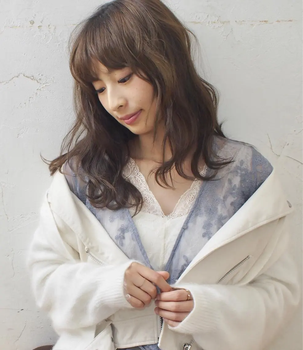 セミロング パーマ 🌷小野田 睦🌷のヘアスタイル
