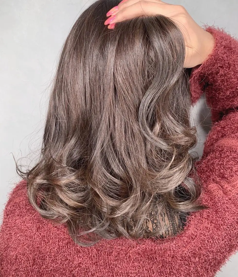 セミロング カラー パーマ ヘアアレンジ メンズ キッズ ネイル マツエク・マツパ 学生(メンズ向け) 学生 ヘアカラー 新宿駅近♡友達とOK 🦋W -ワット -のヘアスタイル