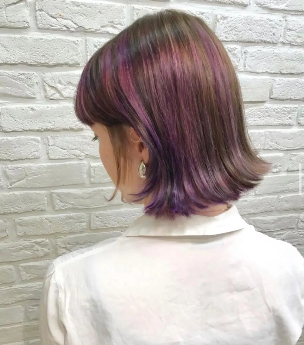 ショート カラー ハイライトカラー ハイライト stylist Yumaのヘアスタイル