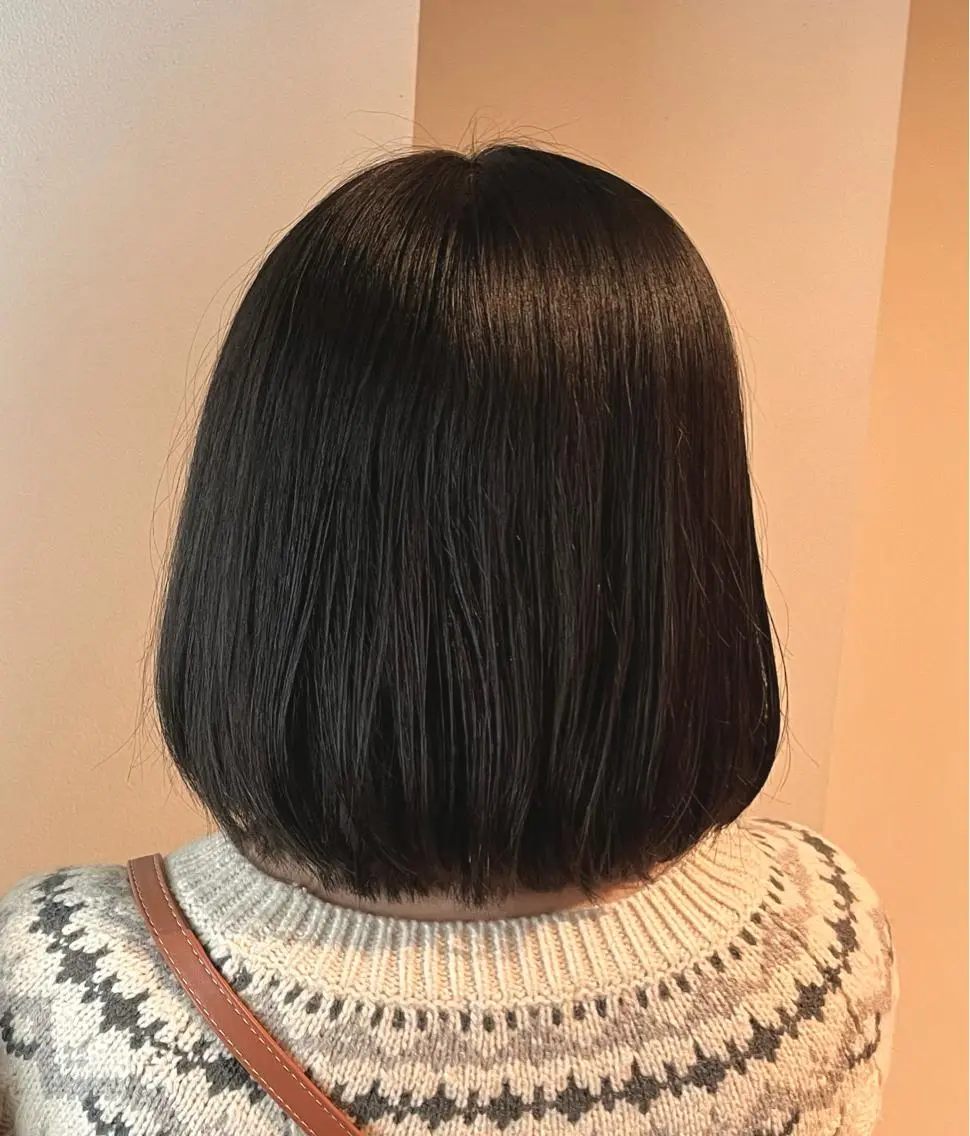 ミディアム ボブ カット うしだ かおるのヘアスタイル