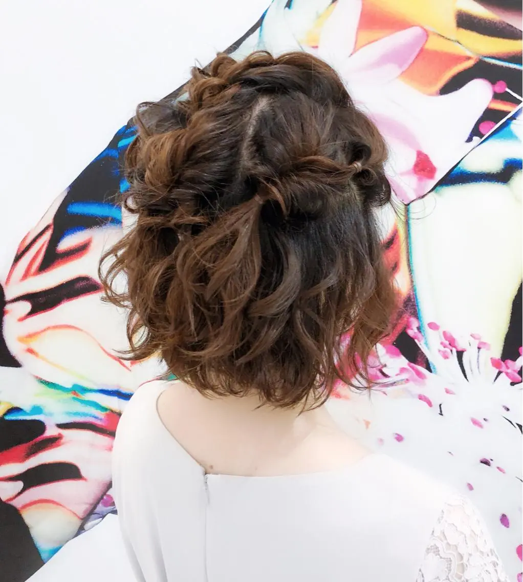 ヘアアレンジ 趙 英来のヘアスタイル
