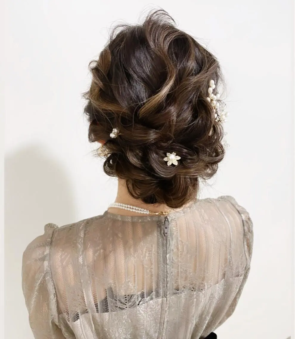 ヘアアレンジ ヘアセット ヘアセットサロン ココのヘアスタイル