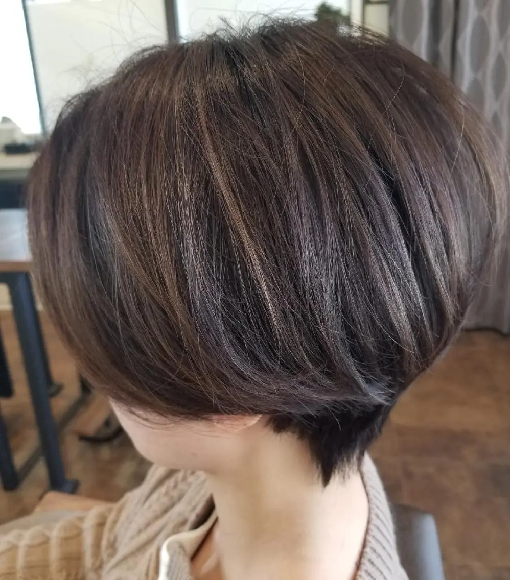 ショート カラー ハンサムショート ショートヘア ヘッドスパ 松浦 正春のヘアスタイル