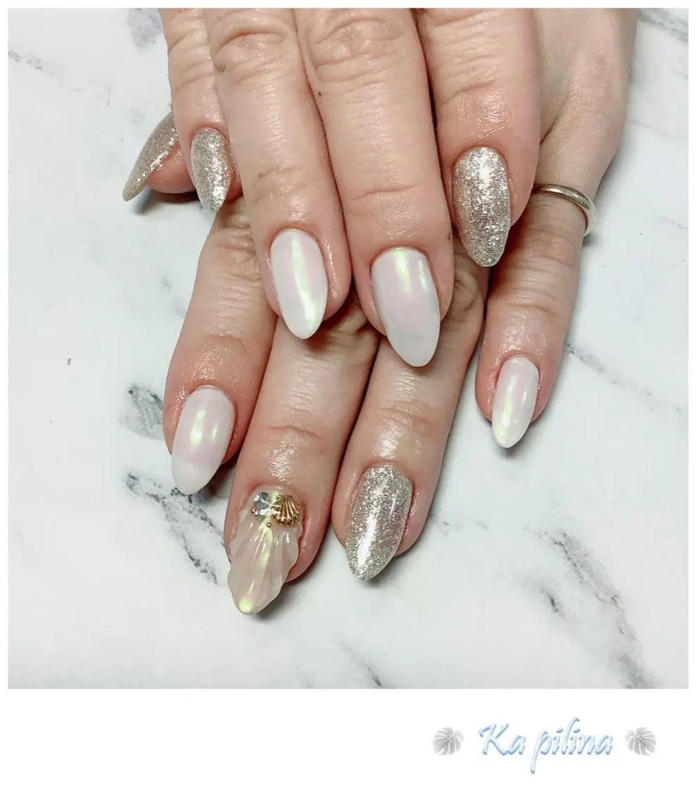 ネイル オーロラネイル Nail salon Ka pilinaのネイルデザイン
