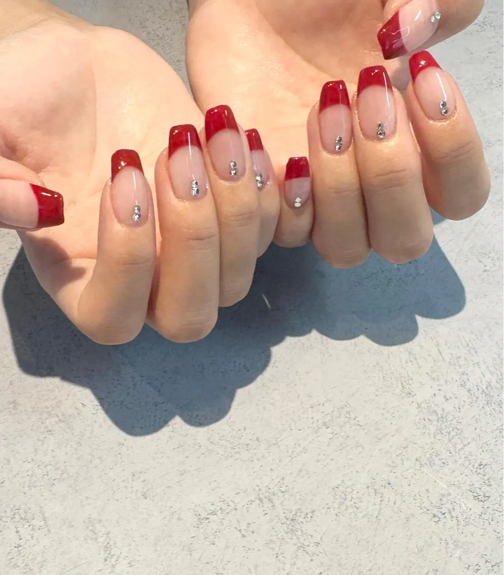ネイル アートネイル フレンチネイル 持ち込み ハンドネイル Baden Nail ﾊﾞ-ﾃﾞﾝ ﾈｲﾙのネイルデザイン