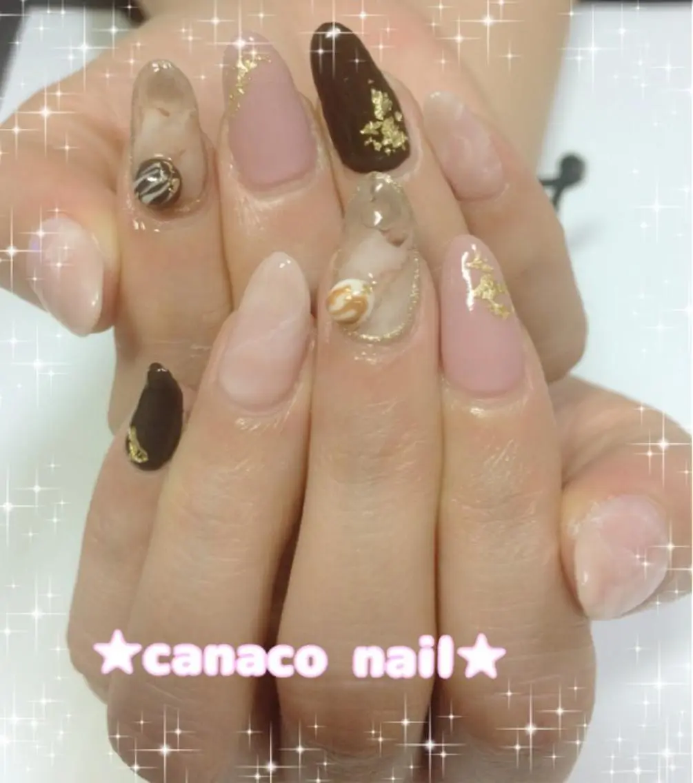 ネイル アートネイル ジェルネイル パラジェル ストーンネイル ベテランネイル cnc nailのネイルデザイン