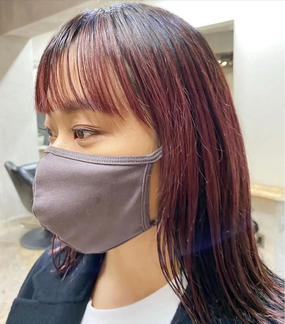 ロング カラー 坂本 裕介のヘアスタイル