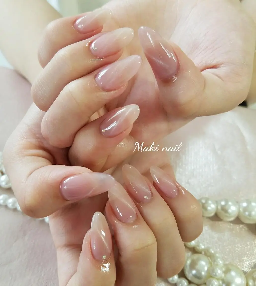 ネイル シンプルネイル ･:*+.✳︎˚✧₊ MAKI NAILのネイルデザイン