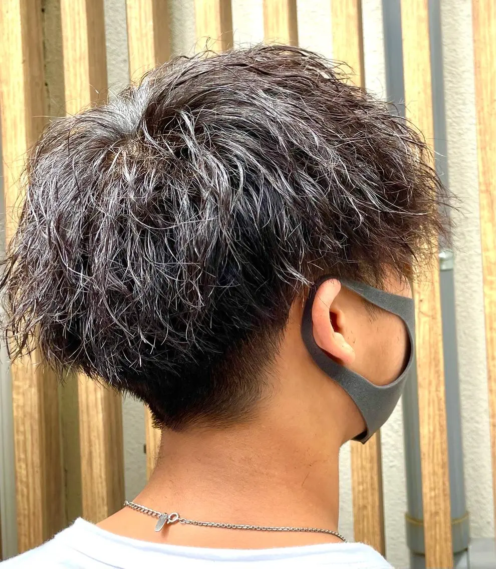 パーマ メンズ メンズパーマ ツイストスパイラル 成林康平のヘアスタイル