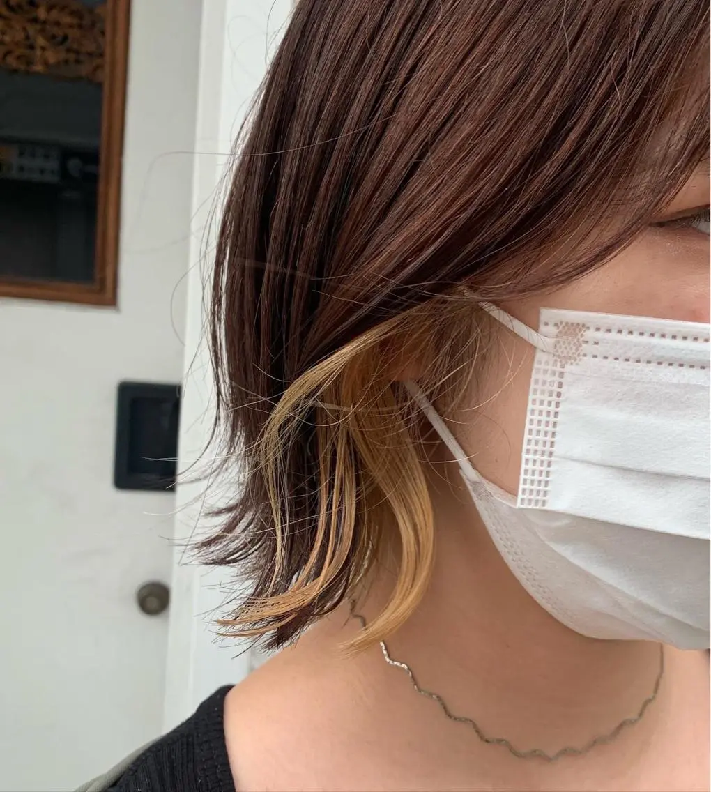 ミディアム SEAM アキホのヘアスタイル