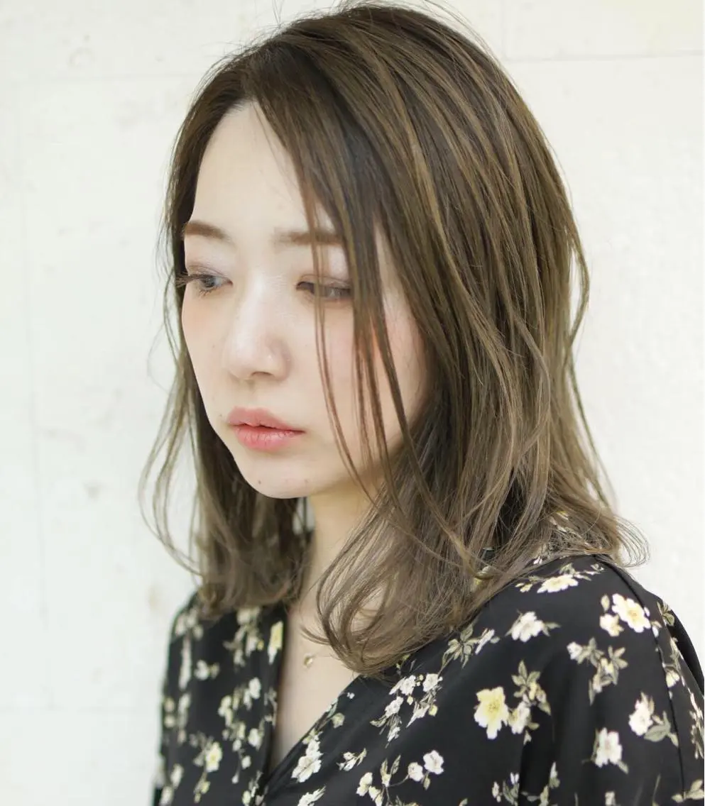 ミディアム 斉藤 貴也のヘアスタイル