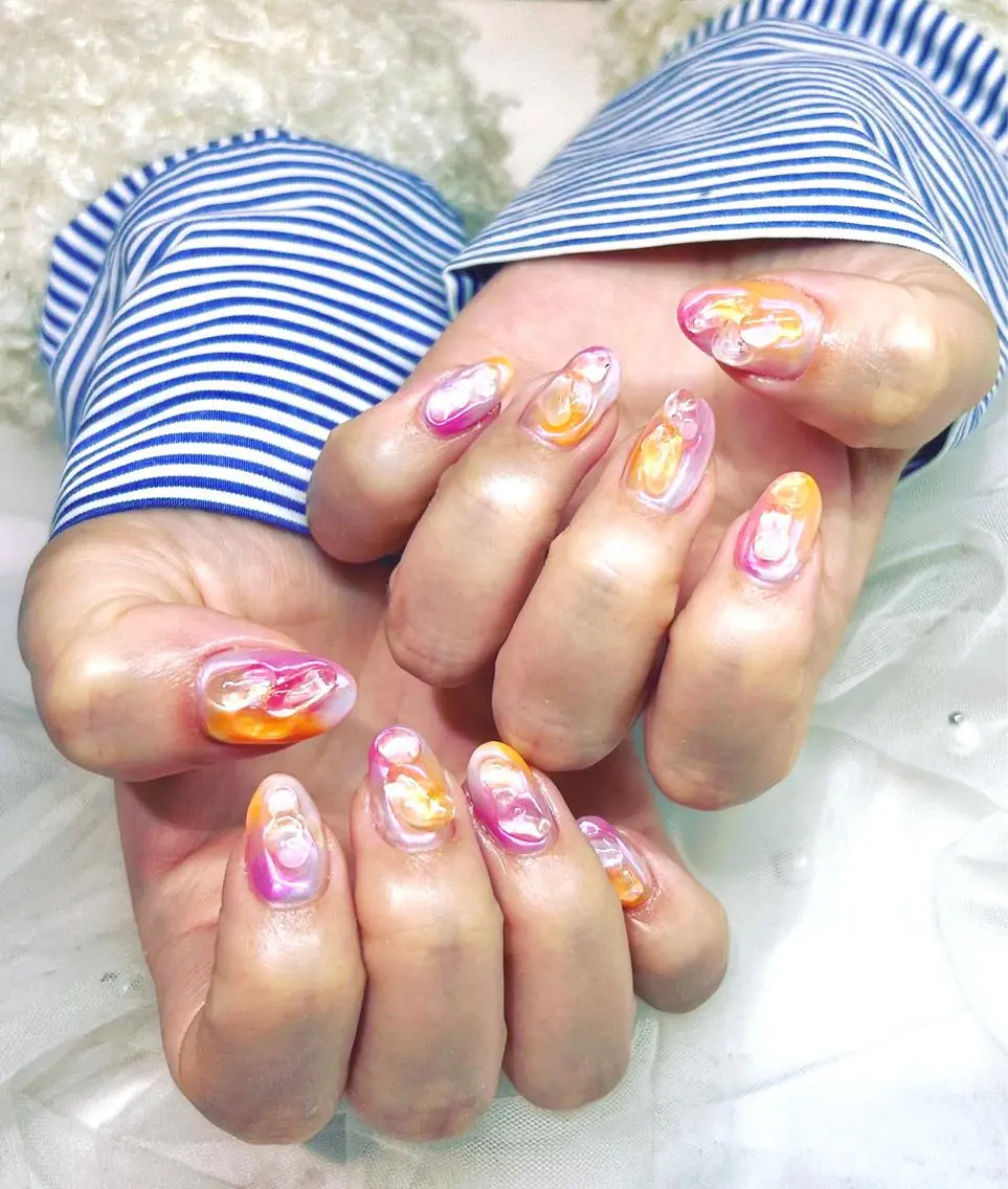 ネイル 長さだし専門店 M2 rikaのネイルデザイン