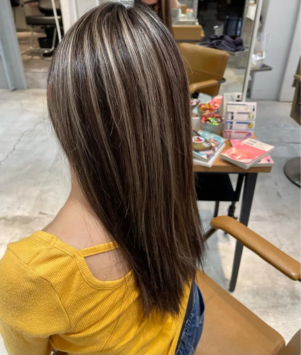 ロング カラー nameless miichiのヘアスタイル