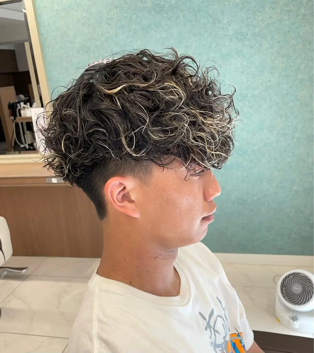 カラー パーマ メンズ カット ヘアカラー パーマ 【メンズ特化】 池田大成✂︎のヘアスタイル