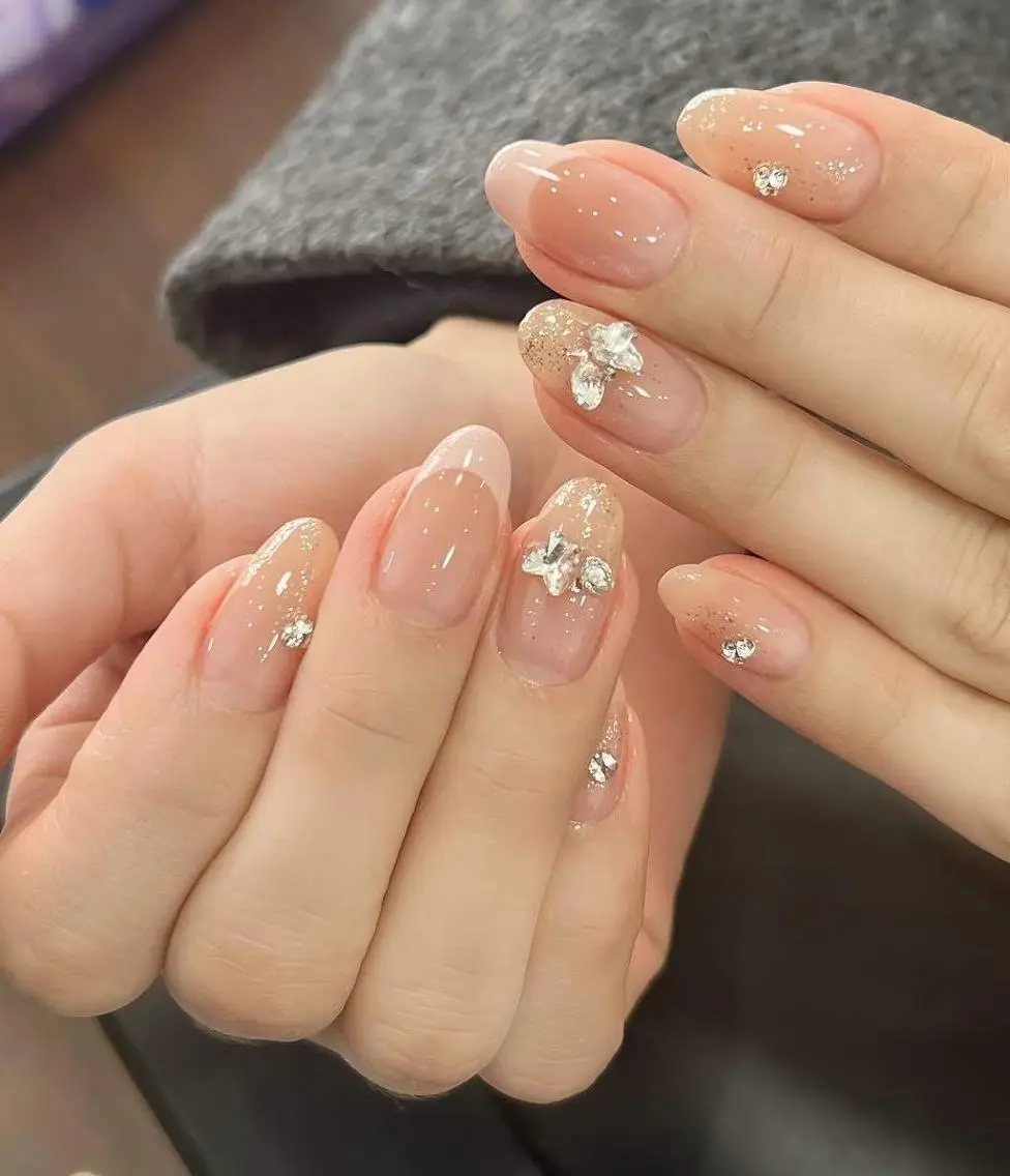 ネイル アートネイル フレンチネイル ジェルネイル グラデーション 韓国ネイル ANNA NAILのネイルデザイン
