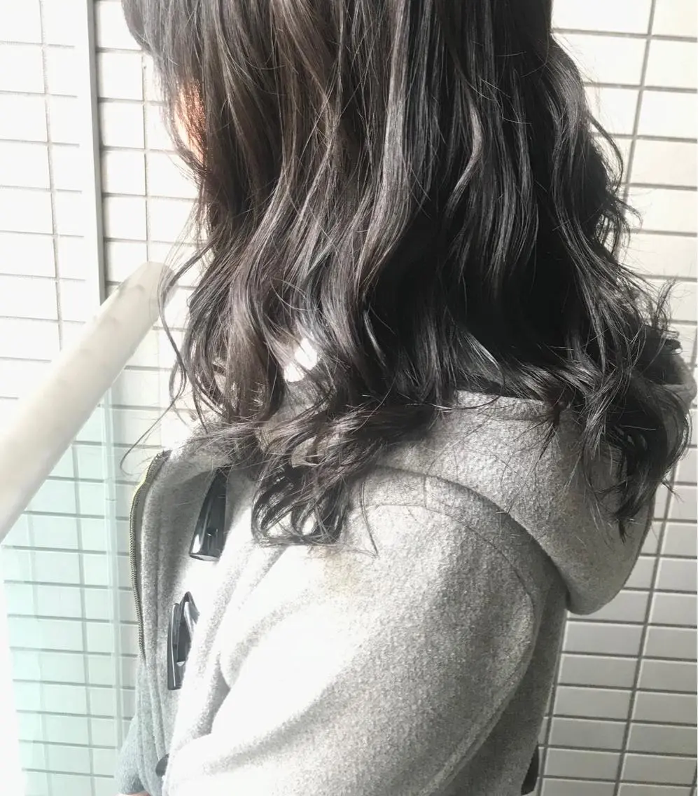 ミディアム カラー ヘアカラー トリートメント コマツリサ ROCCO eastのヘアスタイル