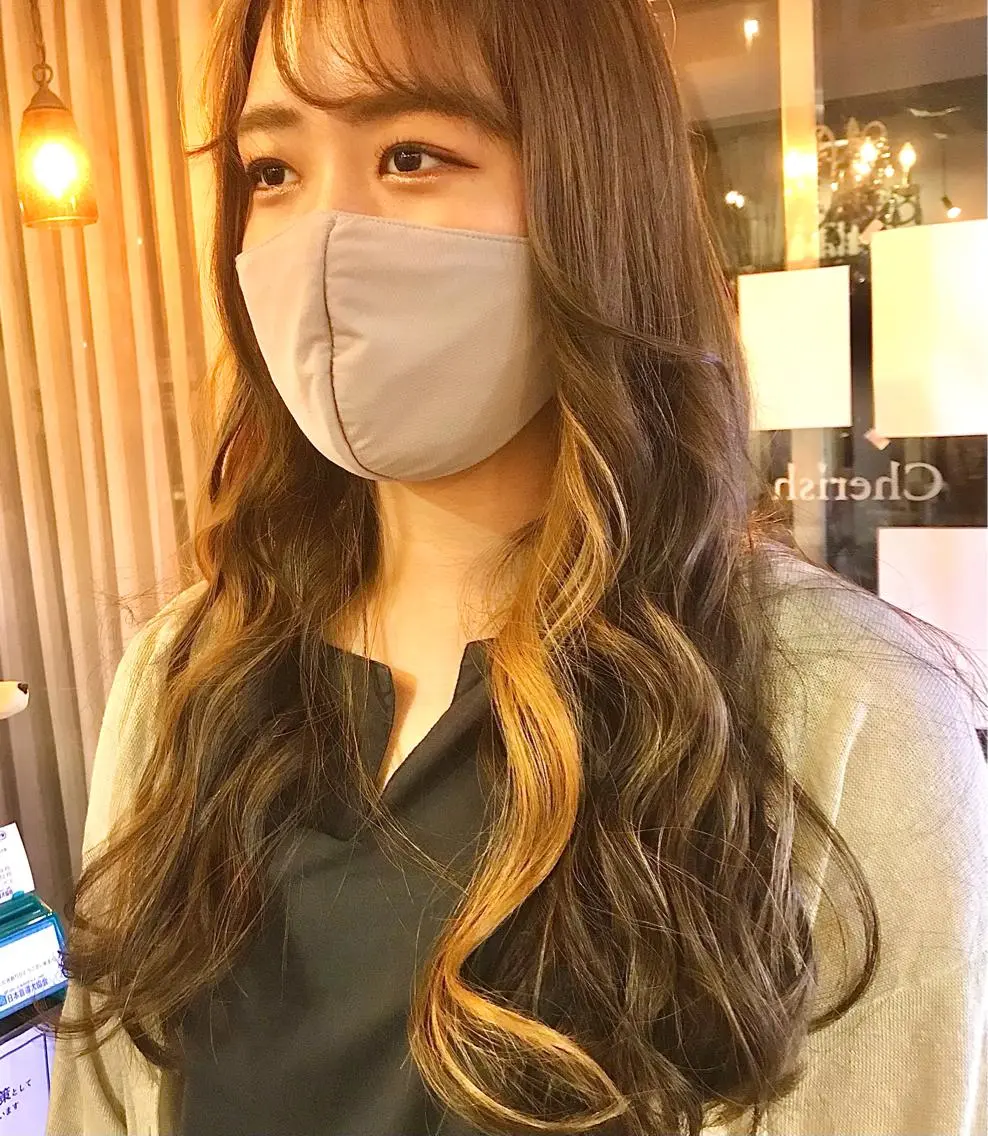 ロング カラー ブリーチ ケアブリーチ インナーカラー トリートメント 💎透明感カラー特化 💎TAISEIのヘアスタイル