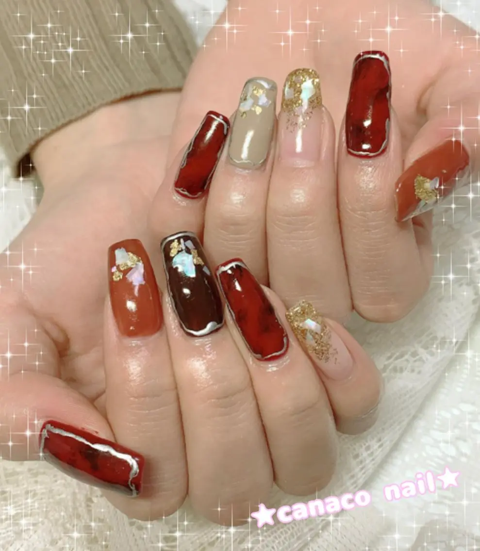 ネイル ロングネイル ニュアンスネイル ベテランネイル cnc  nailのネイルデザイン
