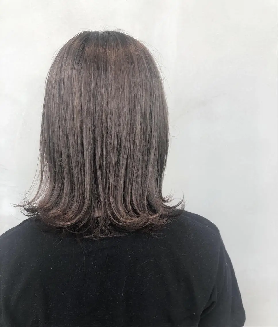 ミディアム カラー ヘアカラー トリートメント ryota .のヘアスタイル