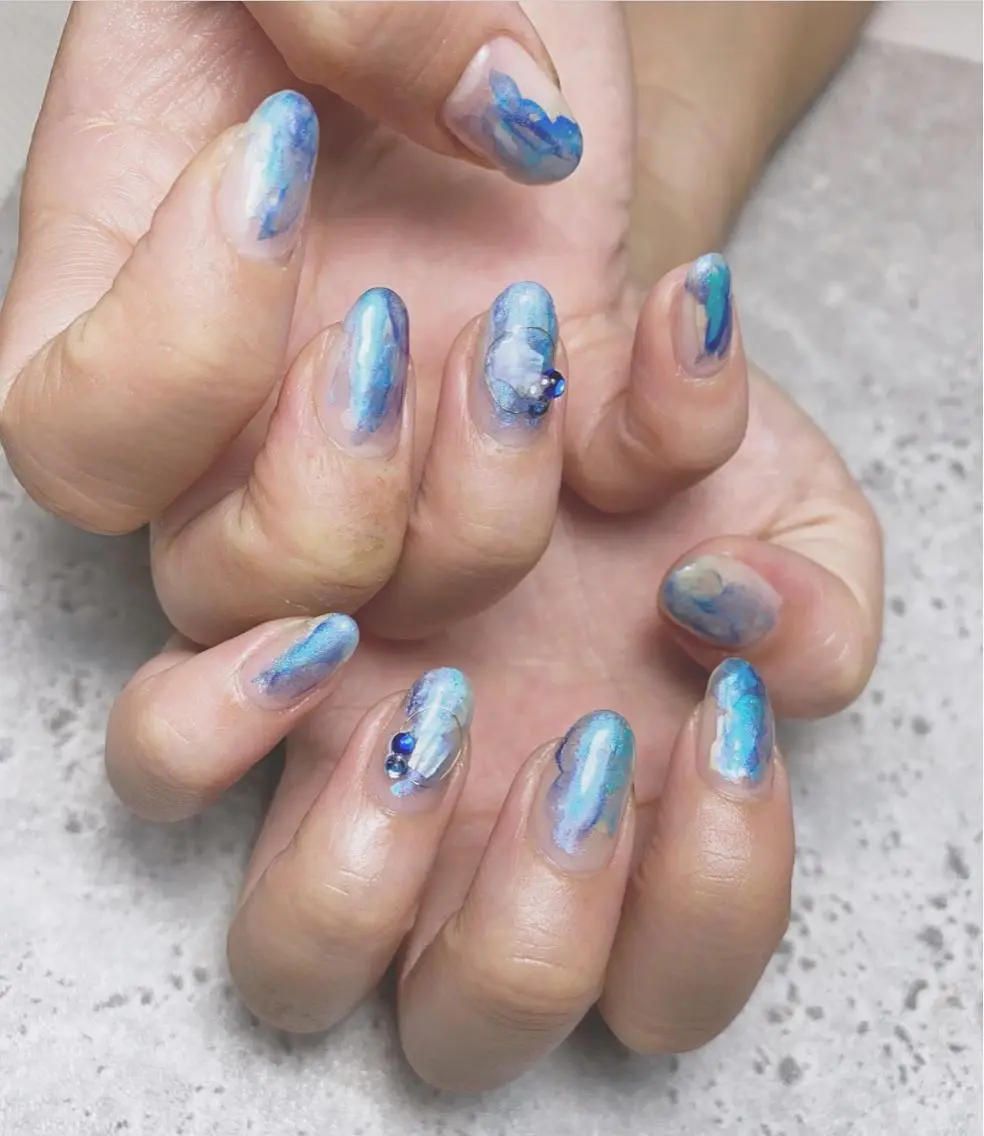ネイル アートネイル ハンドネイル 🌿Charme🌿 MAIのネイルデザイン