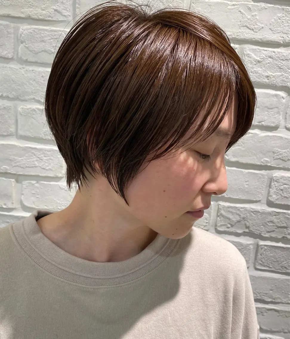 ショート カット ヘアカラー トリートメント 🎗美髪艶髪🫧髪質 改善特化🥇菊地のヘアスタイル
