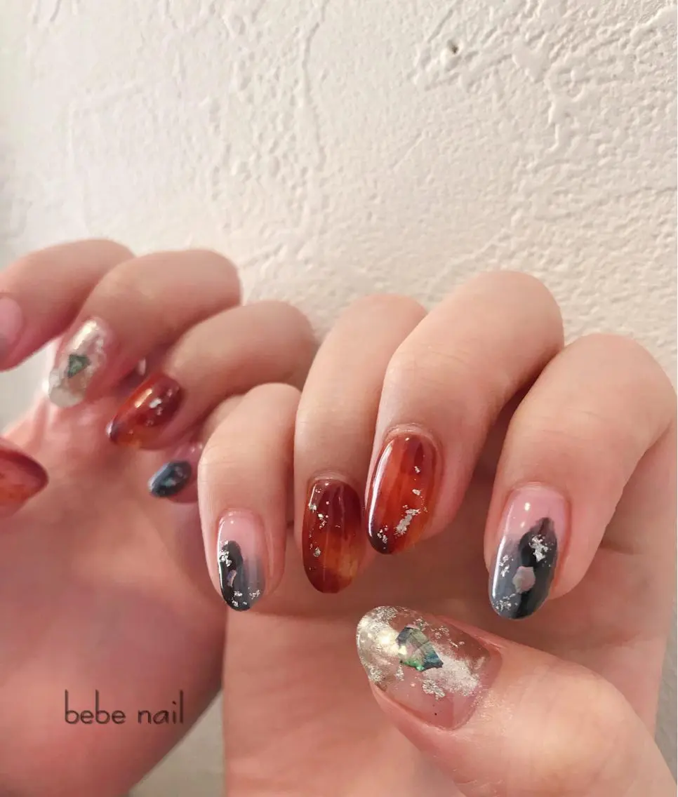 ネイル ニュアンスネイル 春ネイル Ann nailのネイルデザイン