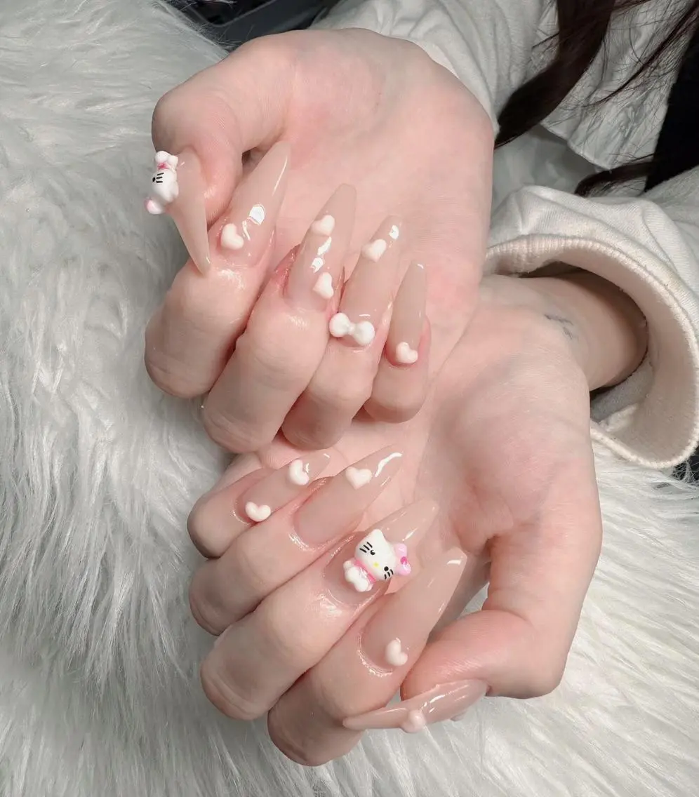 ネイル オーロラネイル チークネイル フットネイル ジェルネイル 韓国ネイル ハンドネイル H.baby Nail Salonのネイルデザイン