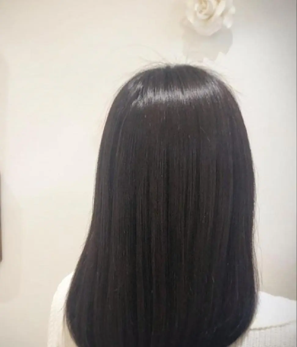 ロング カット ヘアカラー トリートメント 🫧小顔顔周りカット レイヤー/縮毛/白倉のヘアスタイル