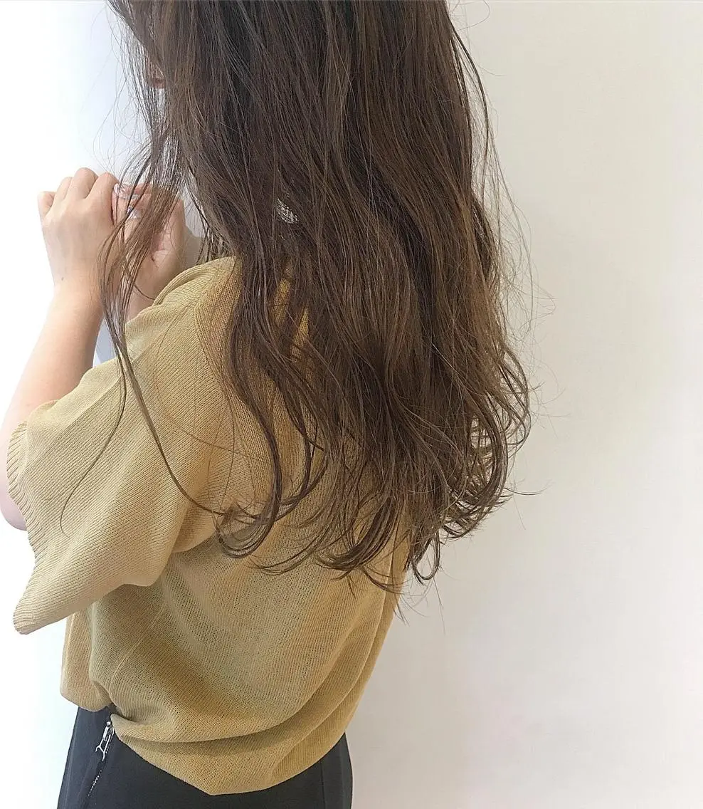 ロング カラー アッシュ ベージュカラー グラデーションカラー ハイライトカラー ハイライト レイヤーカット特化 🎀エリコ🌈のヘアスタイル