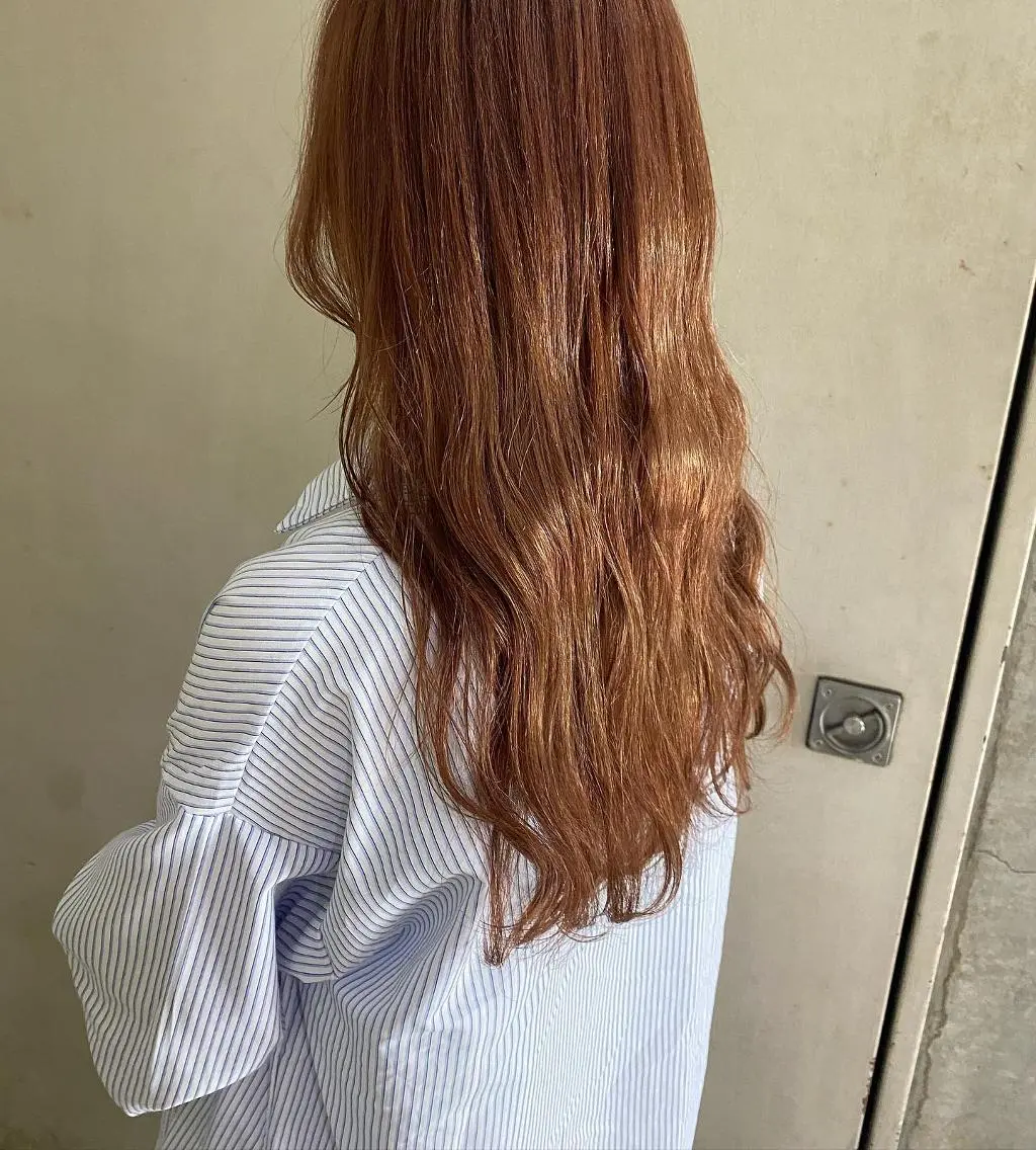 ミディアム カラー ブリーチ ハイトーンカラー 清村 和音のヘアスタイル